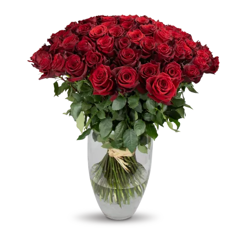 Kytice ekvádorských růží 80 cm